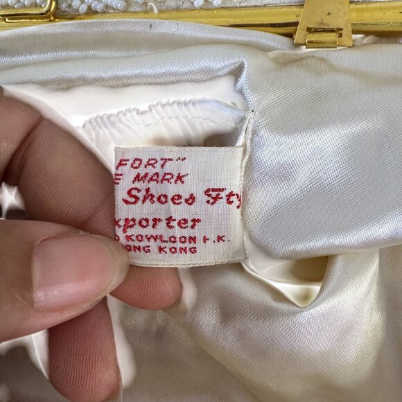 Vintage Comfort Trademark Yung Kee Womens Beaded/Sequins Silk Floral Handbag - Picture 8 of 10